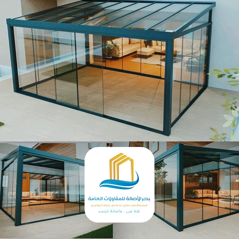 غرف زجاجية للحدائق بالرياض
