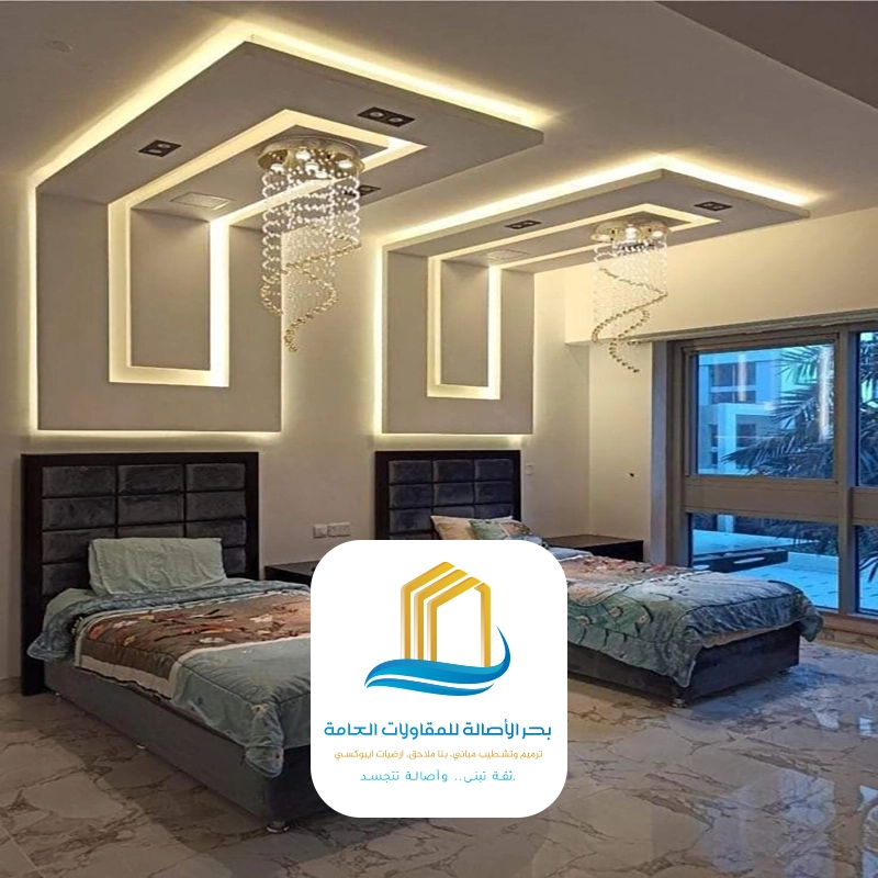 جبس بورد غرف نوم بالرياض
